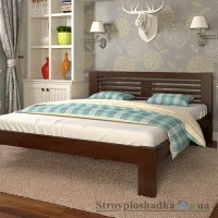 Ліжко Arbor Drev Шопен, 180х200 см, сосна, темний горіх