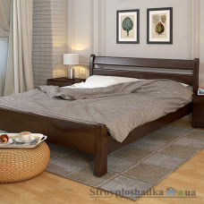 Ліжко Arbor Drev Венеція, 120х190 см, сосна, темний горіх