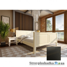 Кровать ЧДК Глория с высоким изножьем, 140х200 см, венге
