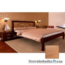 Ліжко ЧДК Модерн з ковкою, 140х200 см, вільха