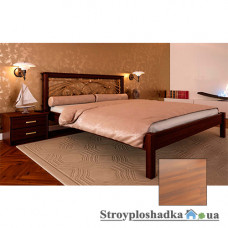 Ліжко ЧДК Модерн з ковкою, 180х200 см, горіх