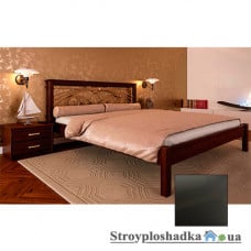 Ліжко ЧДК Модерн з ковкою, 140х200 см, венге