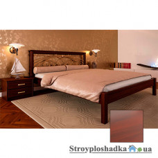 Ліжко ЧДК Модерн з ковкою, 140х200 см, яблуня
