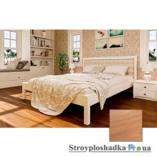 Кровать ЧДК Модерн с мягким изголовьем, 140х200 см, ольха