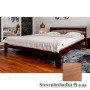 Кровать ЧДК Венеция с ковкой, 140х200 см, орех 