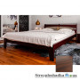 Кровать ЧДК Венеция с ковкой, 160х200 см, темный орех 