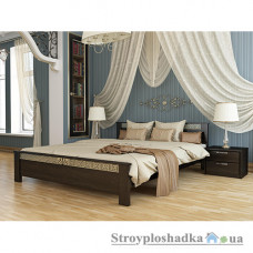 Ліжко Естелла Афіна, 180х200 см, масив бук, 106 венге