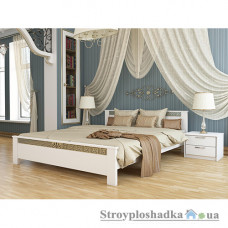 Ліжко Естелла Афіна, 160х200 см, масив бук, 107 білий