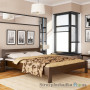 Ліжко Естелла Рената, 90х200 см, щит бук, 101 темний горіх