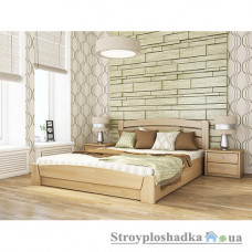 Ліжко Естелла Селена Аурі, 140х200 см, масив бук, 102 натуральний бук