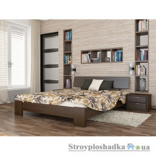 Ліжко Естелла Титан, 160х200 см, щит бук, 101 темний горіх