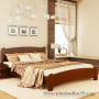 Кровать Эстелла Венеция Люкс, 80х190 см, массив бук, 101 темный орех