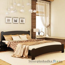Кровать Эстелла Венеция Люкс, 120х200 см, массив бук, 106 венге