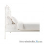Ліжко IKEA Лейрвік 390.066.47, 148х146х209 см, сталь, білий
