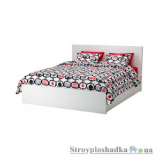 Ліжко IKEA Мальм 902.498.69, 156х100х209 см, ДСП/МДФ/ОСБ, білий