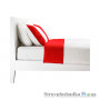 Кровать IKEA Нордли 699.031.48, 165х127х212 см, ДСП/буковый или березовый шпон, белый 