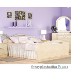 Кровать Мебель Сервис Антария, 179.1х84.5х202.2 см, ЛДСП/МДФ, береза 