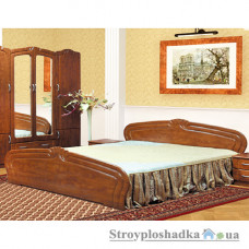 Кровать Мебель Сервис Антонина, 179.3х60х202.2 см, ЛДСП/МДФ лак, яблоня 