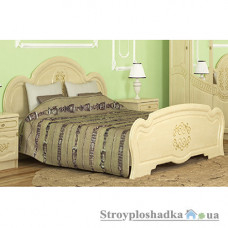Ліжко Меблі Сервіс Бароко, 175х105х206.5 см, ЛДСП/МДФ, береза тундра