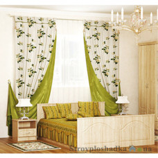 Кровать Мебель Сервис Бавария, 164.2х61.6х204.6 см, ЛДСП/МДФ, береза 