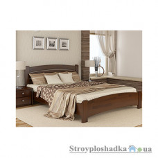 Ліжко Мікс-меблі Софія, 160х82х200 см, дерево - ясен, горіх темний 