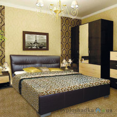 Ліжко Novelty Камелія, 140х200 см, шкірозам Boom 01