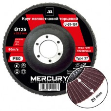 Круг лепестковый торцевой MERCURY 125, № 80 (U-01-104)