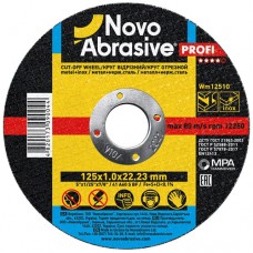 Круг отрезной NovoAbrasive Profi 41 125х1.0х22.23 мм, по металлу