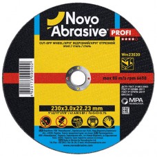 Круг отрезной NovoAbrasive Profi 41 230х3.0х22.23 мм, по металлу