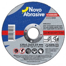 Круг отрезной NovoAbrasive Standard 41 125*1,2*22.23 мм, по металлу