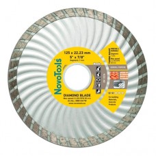 Диск алмазный NovoTools Basic 125*7*22.23 мм, Турбоволна