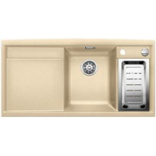 Кухонна мийка Blanco Axia II 6S, з клапаном-автоматом, лівостороння, пісочна (516835)