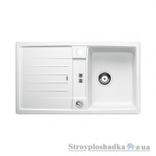 Кухонна мийка обертаєма Blanco Lexa 45S, з клапаном-автоматом, біла (514654)