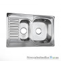 Кухонна мийка Germece 7850D, товщина 0.8 мм, декор