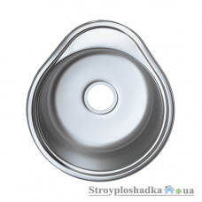 Кухонна мийка Platinum 4843, товщина 0.6 мм, декор