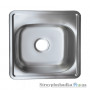 Кухонная мойка Platinum 4848, толщина 0.6 мм, сатин