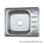 Кухонная мойка Platinum 5848, толщина 0.8 мм, сатин