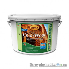 Лак Aura Color Wood Aqua, без растворителей, полуматовый, алкидный, 0.7 л