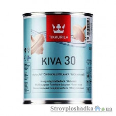 Лак для меблів Tikkurila Kiva, напівматовий, акриловий, 0.9 л