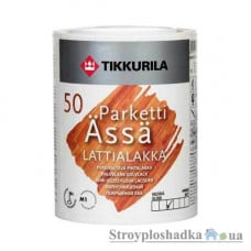 Лак паркетный Tikkurila Parketti Assa, полуглянцевый, акрил-уретановый, 5 л