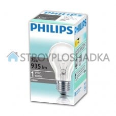 Лампа накаливания Philips A55, 75 Вт, 230 B, E27