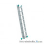Лестница универсальная трехсекционная Itoss 7608, алюминиевая, 3x8 ступеней, высота - 2.30 м, переносимая нагрузка - 150 кг