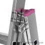 Лестница универсальная трехсекционная Krause Corda 3x9 010391, алюминиевая, переносимая нагрузка - 150 кг