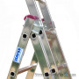 Лестница универсальная трехсекционная Krause Corda 3x6 010360, алюминиевая, переносимая нагрузка - 150 кг