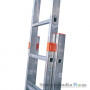 Лестница универсальная двухсекционная Krause Fabilo 2x15 120564, алюминиевая, переносимая нагрузка - 150 кг