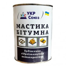 Мастика бітумна гідроізоляційна антикорозійна УХС, 0,9 кг, чорна