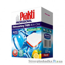 Таблетки для посудомийних машин Clovin Dr.Prakti Professional, 105 шт