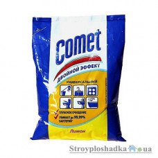 Средство для чистки Comet, двойной эффект, лимон, порошок, 400 гр (пакет)