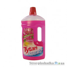 Универсальное средство для мытья посуды Tytan, концентрат, цветы, 1 л