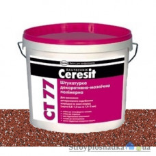 Мозаичная штукатурка Ceresit CT 77 1D, 0.8-1.2 мм, 14 кг